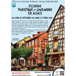 Escapade touristique et gourmande en Alsace